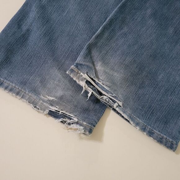 Structure Men's Straight Fit Blue Denim Jeans - Picture 11 of 13